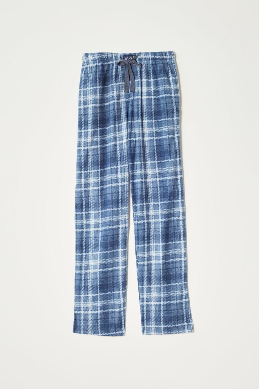 plaid fleece sleep pant